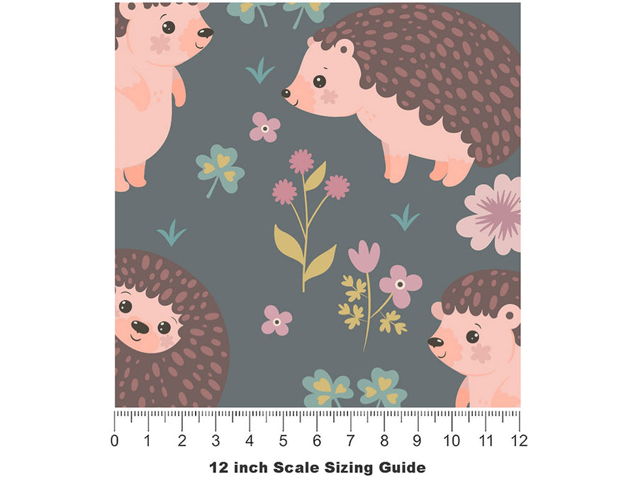 Sharp Personality Animal Vinyl Film Pattern Size 12 inch Scale~Rwraps Sharp Personality Animal Sizing Chart~2