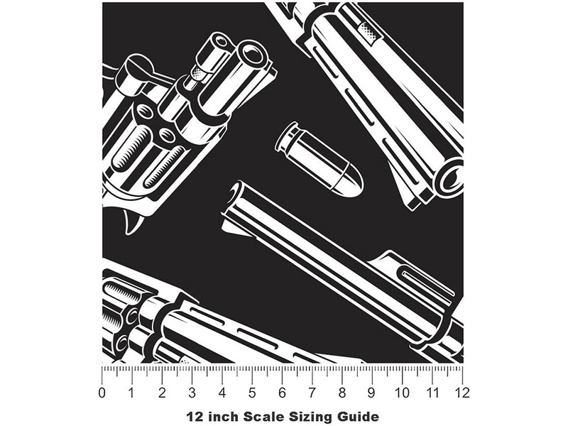 Sharp Shooter Weapon Vinyl Film Pattern Size 12 inch Scale~Rwraps Sharp Shooter Weapon Sizing Chart~2