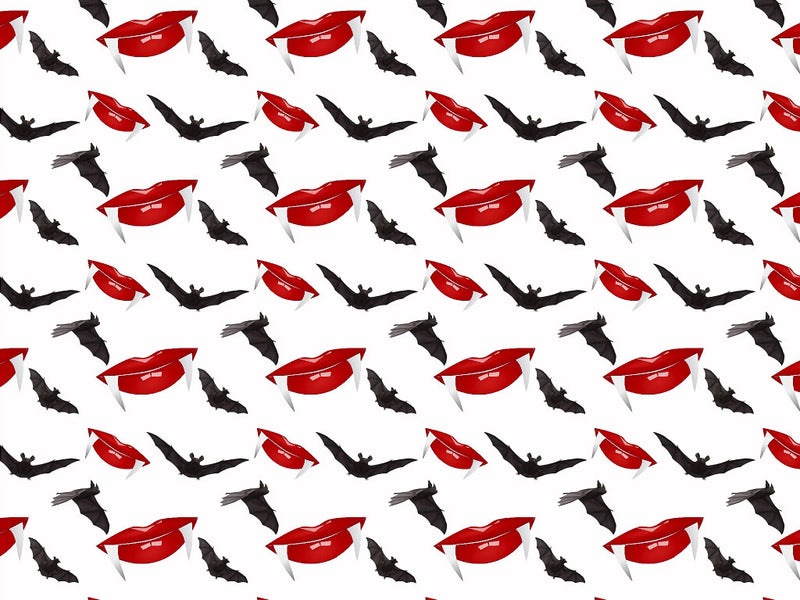 Sharp Smile Vampire Vinyl Wrap Pattern~Rwraps Series 914 Digitally Printed Vinyl Wrap~0