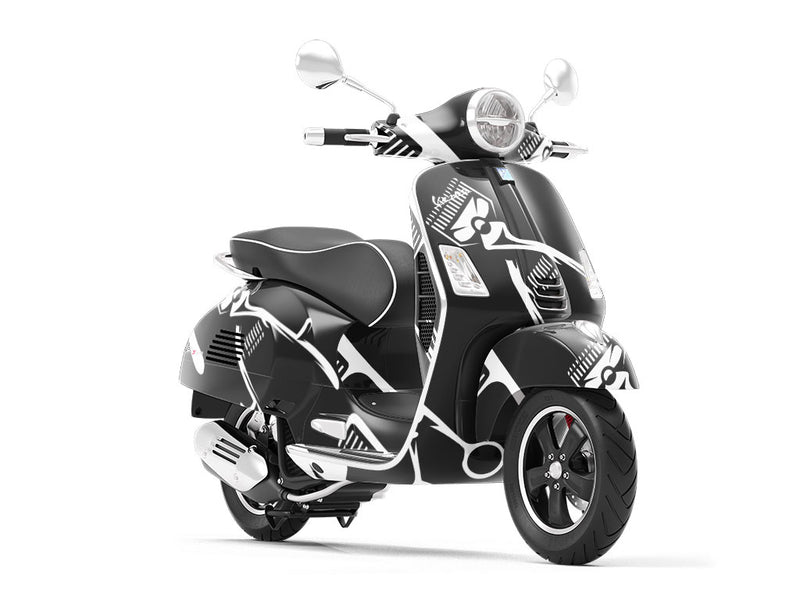 Shaving Time Barber Vespa Scooter Wrap Film