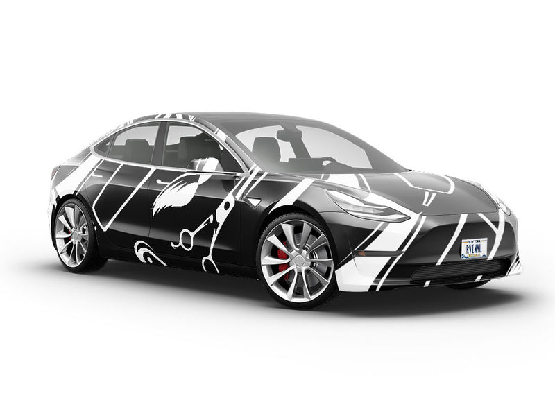 Shaving Time Barber Vehicle Vinyl Wrap