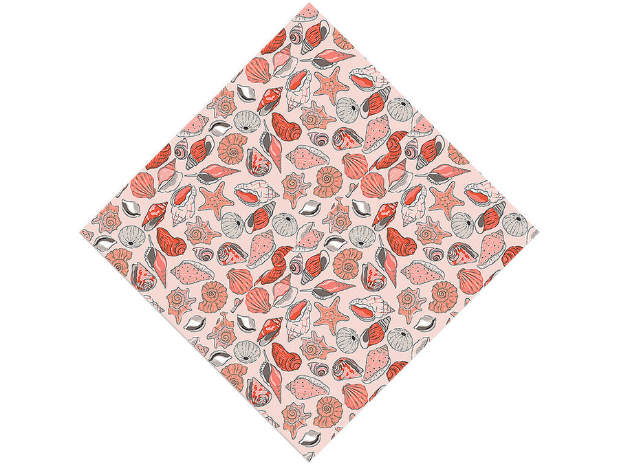 She Sells Sea Shells Marine Life Vinyl Wrap Pattern