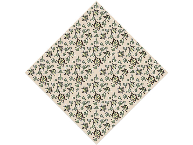 Sheriffs Badge Cowboy Vinyl Wrap Pattern