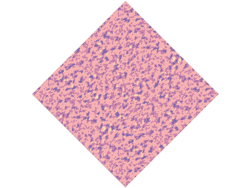 Shimmering Blush Pixel Vinyl Wrap Pattern