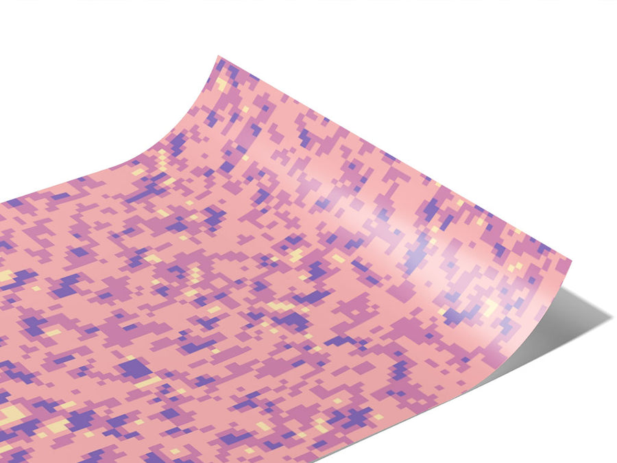 Shimmering Blush Pixel Vinyl Wraps~Rwraps Series 914 Digitally Printed Vinyl Wrap~0