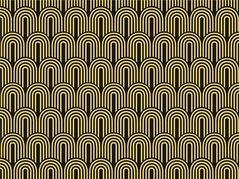 Shining Bridges Art Deco Vinyl Wrap Pattern~Rwraps Series 914 Digitally Printed Vinyl Wrap~0