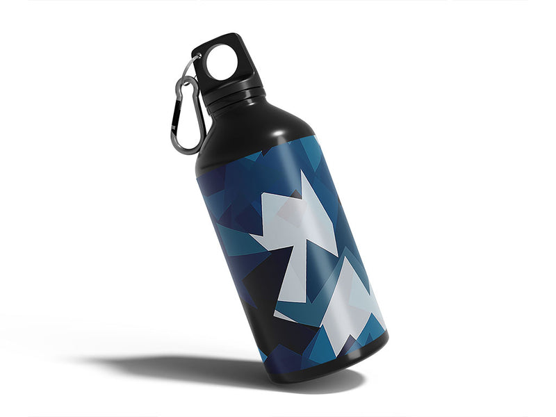 shredded sheets mosaic Water Bottle DIY Stickers