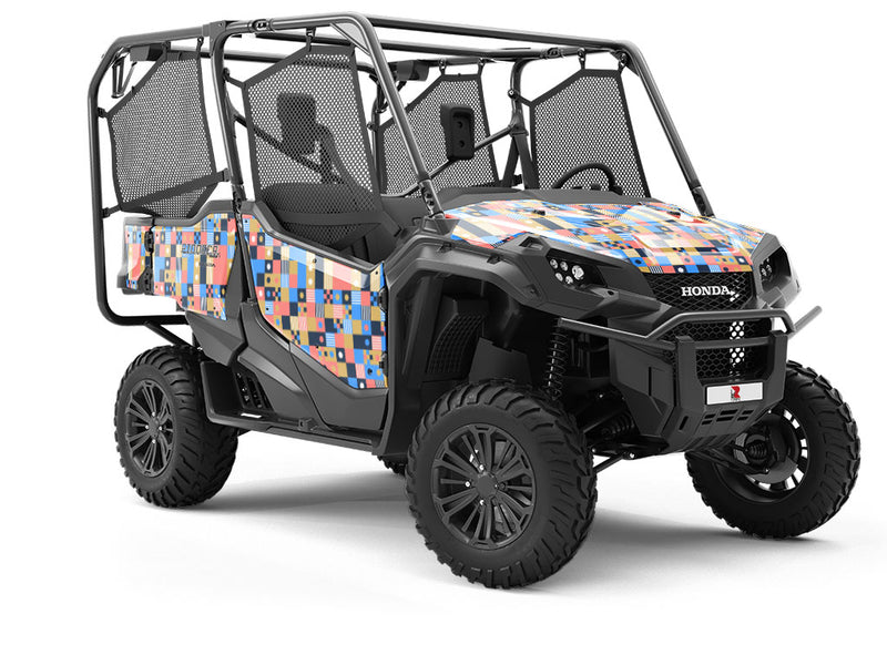 Shuffle Play Mosaic Utility Vehicle Vinyl Wrap