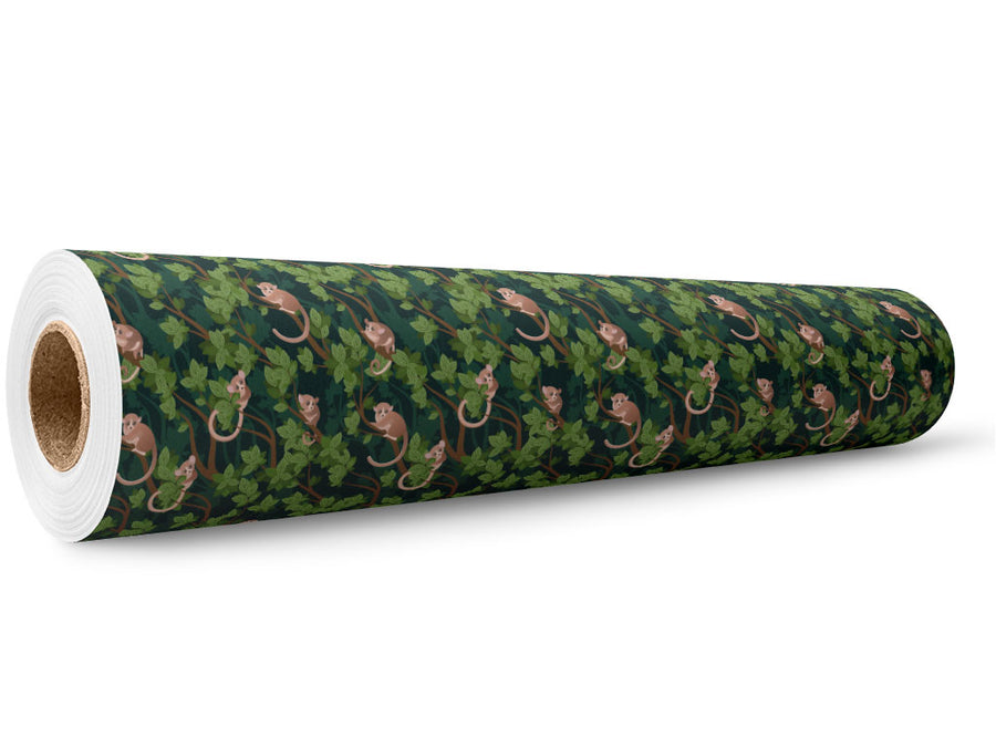Shy Tarsiers Primate Wrap Film Wholesale Roll~Rwraps Series 914 Digitally Printed Vinyl Roll~5