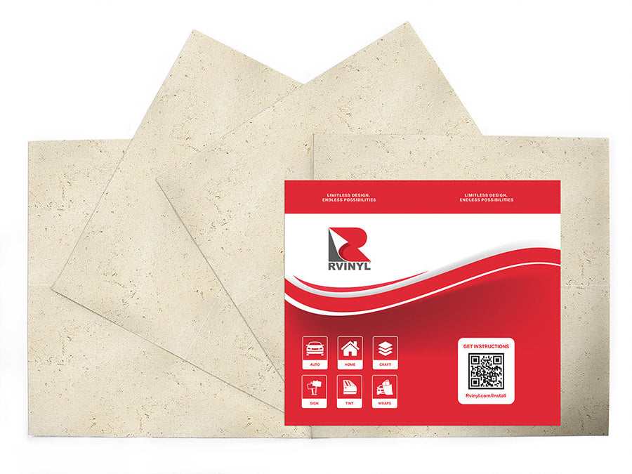 sienna limestone stone Craft Vinyl Sheet Pack