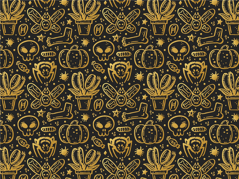 Silly Omens Spooky Fun Vinyl Wrap Pattern~Rwraps Series 914 Digitally Printed Vinyl Wrap~0