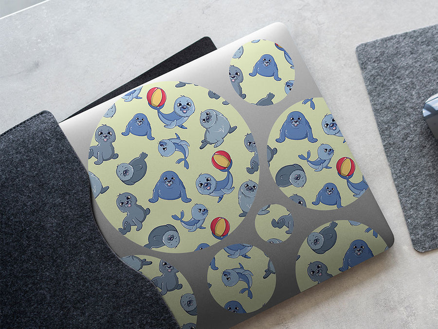 silly seals salt water DIY Laptop Stickers
