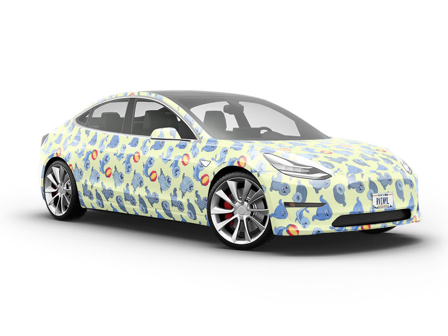 Silly Seals Marine Life Vehicle Vinyl Wrap