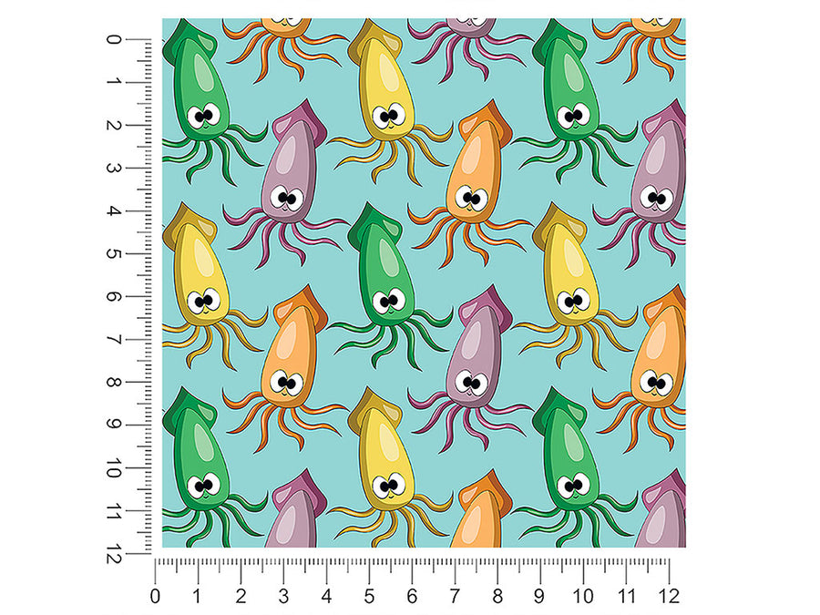 silly squids salt water 1ft x 1ft Craft Sheets