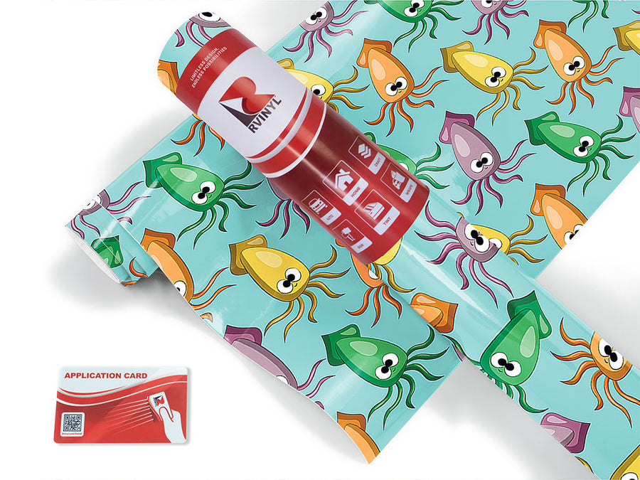 silly squids salt water Craft Vinyl Roll
