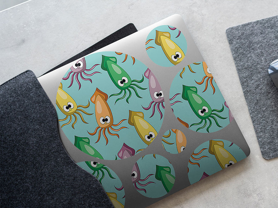 silly squids salt water DIY Laptop Stickers