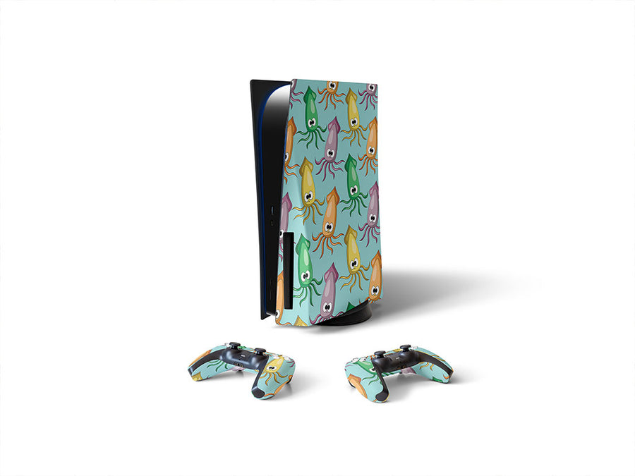 silly squids salt water Sony PS5 DIY Skin