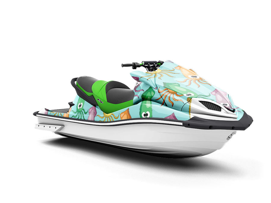 Silly Squids Marine Life Jet Ski Vinyl Customized Wrap