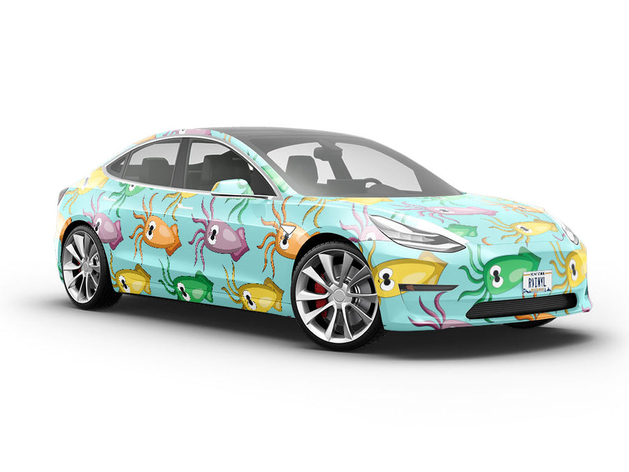 Silly Squids Marine Life Vehicle Vinyl Wrap