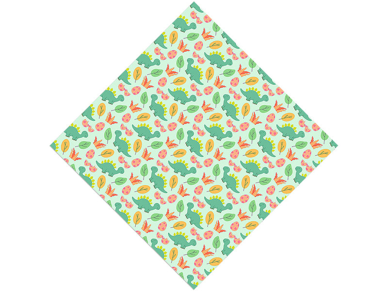 Silly Stegosaurus Dinosaur Vinyl Wrap Pattern