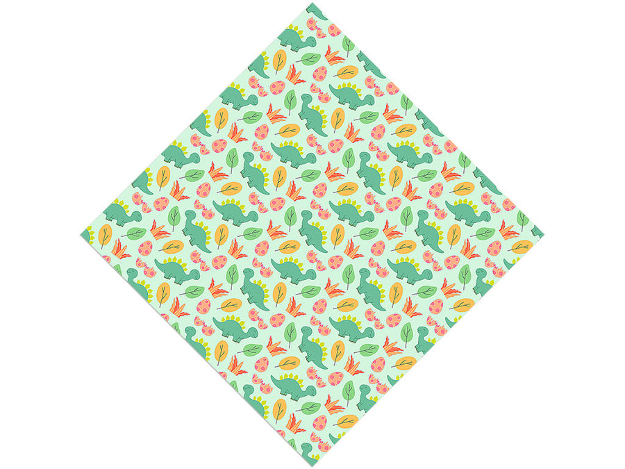 Silly Stegosaurus Dinosaur Vinyl Wrap Pattern