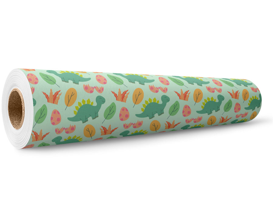 Silly Stegosaurus Dinosaur Wrap Film Wholesale Roll~Rwraps Series 914 Digitally Printed Vinyl Roll~5