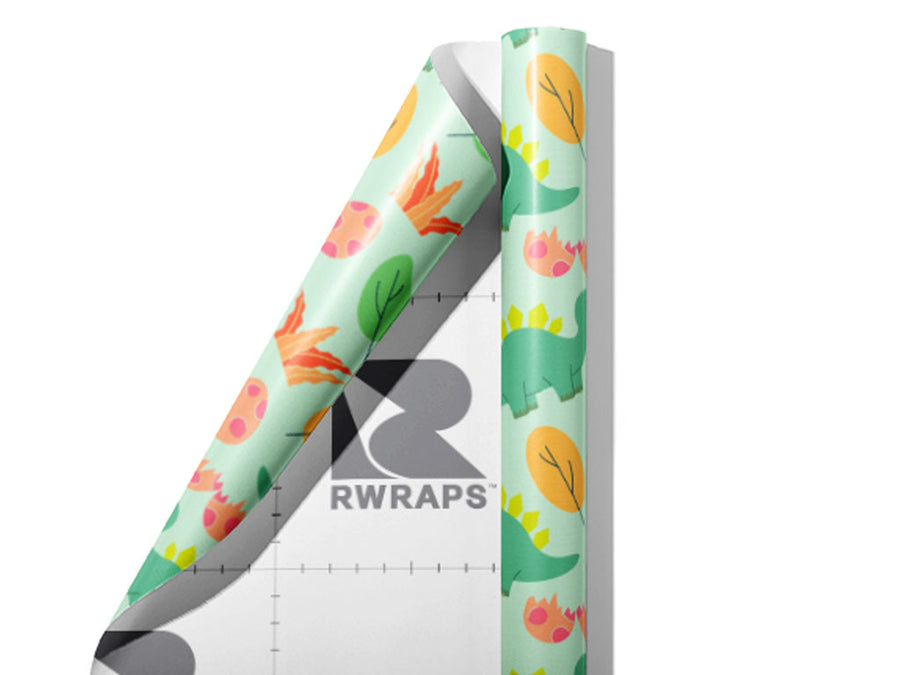 Silly Stegosaurus Dinosaur Wrap Film Sheets~Rwraps Series 914 Silly Stegosaurus Dinosaur Scrolled Sheet~3