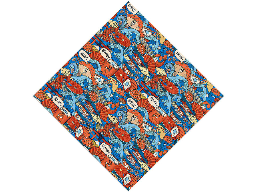 Silly Sushi Food Vinyl Wrap Pattern