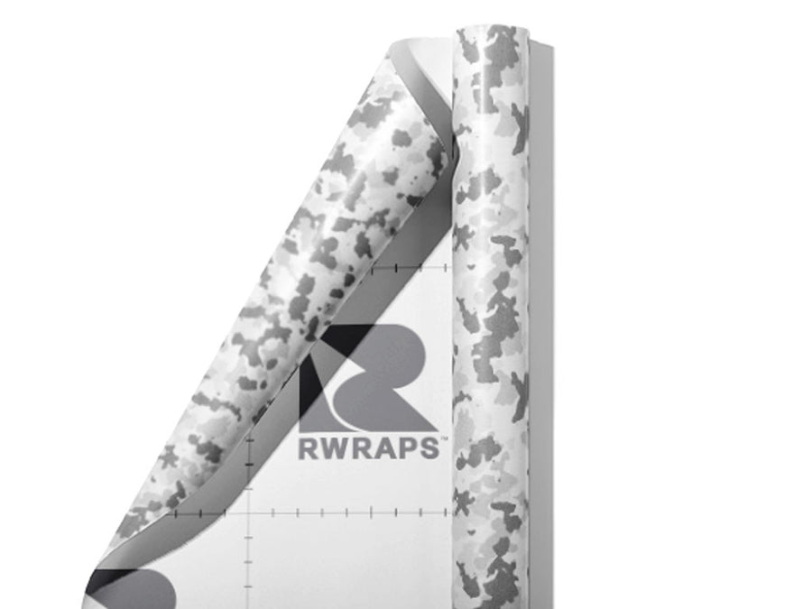 Silver Flecktarn Camouflage Wrap Film Sheets~Rwraps Series 914 Silver Flecktarn Camouflage Scrolled Sheet~3