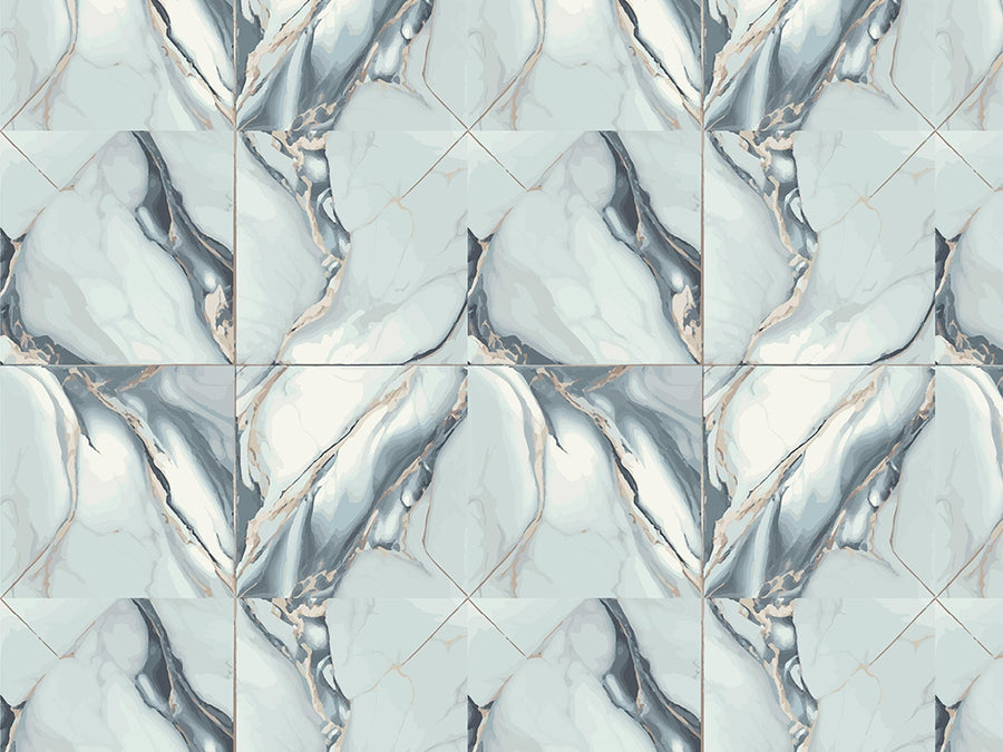 Silver Square Tile Vinyl Wrap Pattern~Rwraps Series 914 Digitally Printed Vinyl Wrap~0