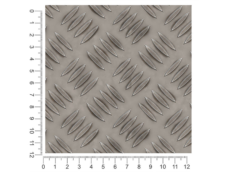 silver tread diamond plate 1ft x 1ft Craft Sheets