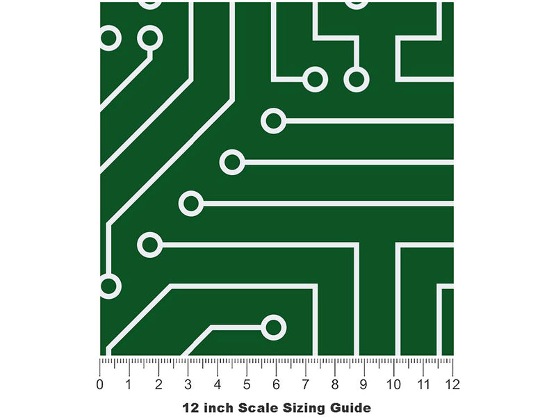 Simple Green Technology Vinyl Film Pattern Size 12 inch Scale~Rwraps Simple Green Technology Sizing Chart~3