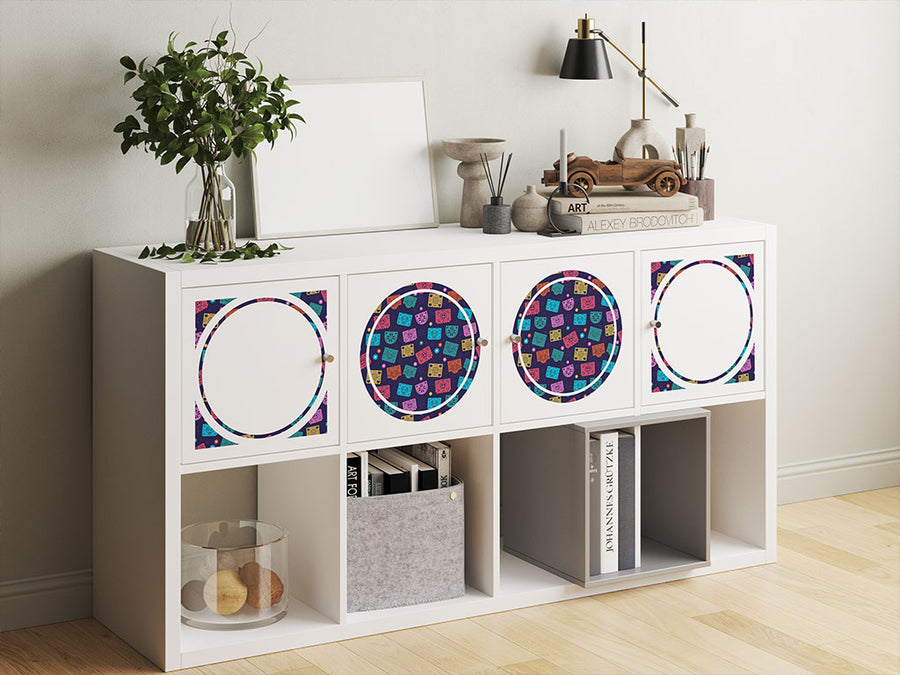 simple picado day of the dead DIY Furniture Stickers