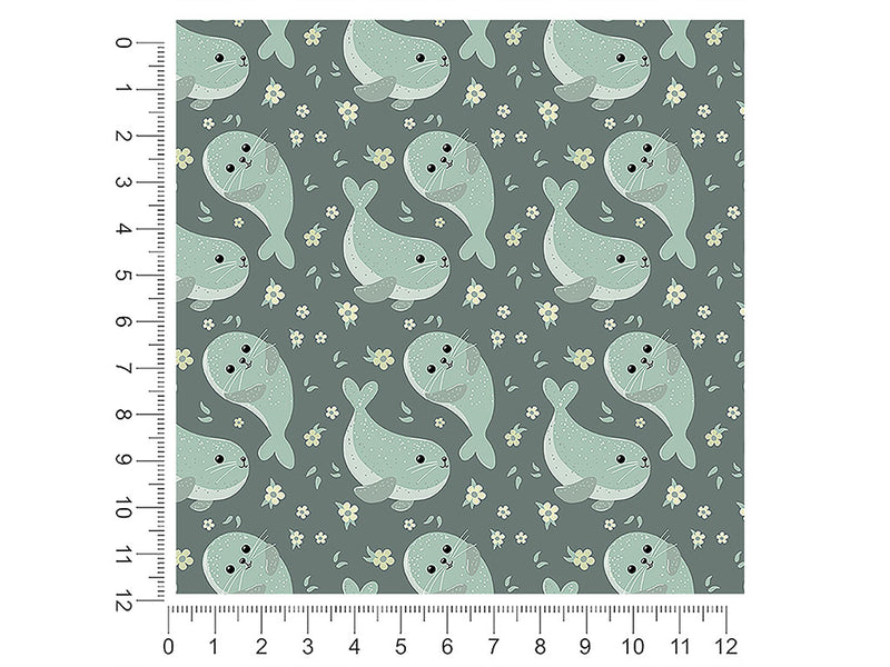 simple seals salt water 1ft x 1ft Craft Sheets
