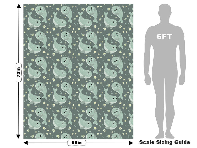 Simple Seals Marine Life Vehicle Wrap Scale~Rwraps Series 914 Simple Seals Marine Life Measurements~1