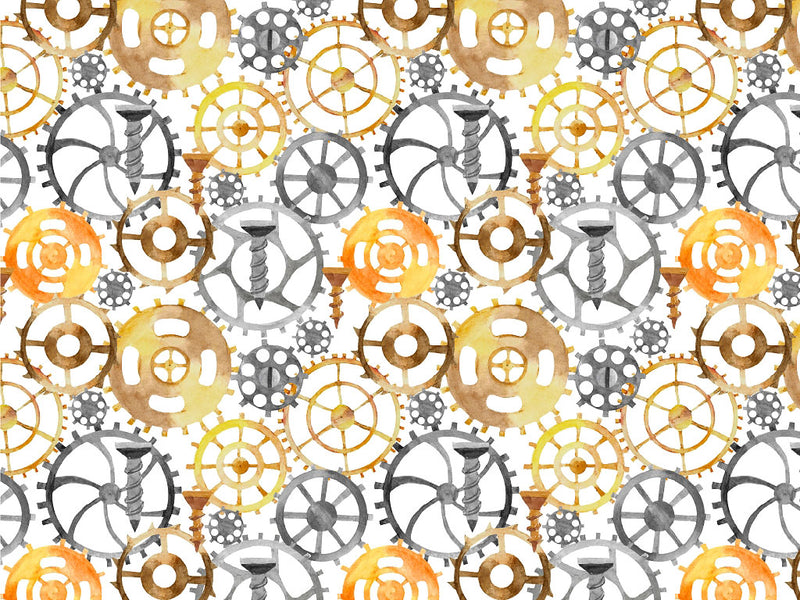 Simple Tools Steampunk Vinyl Wrap Pattern~Rwraps Series 914 Digitally Printed Vinyl Wrap~0