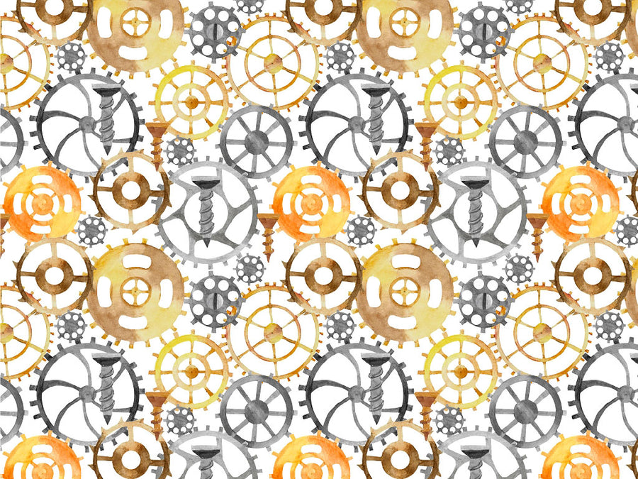 Simple Tools Steampunk Vinyl Wrap Pattern~Rwraps Series 914 Digitally Printed Vinyl Wrap~0