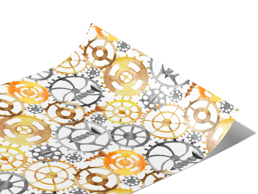 Simple Tools Steampunk Vinyl Wraps~Rwraps Series 914 Digitally Printed Vinyl Wrap~0