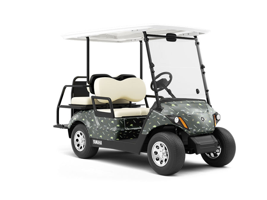 Sinister Vials Witch Wrapped Golf Cart