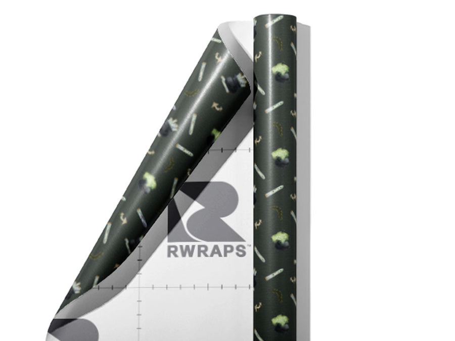 Sinister Vials Witch Wrap Film Sheets~Rwraps Series 914 Sinister Vials Witch Scrolled Sheet~3