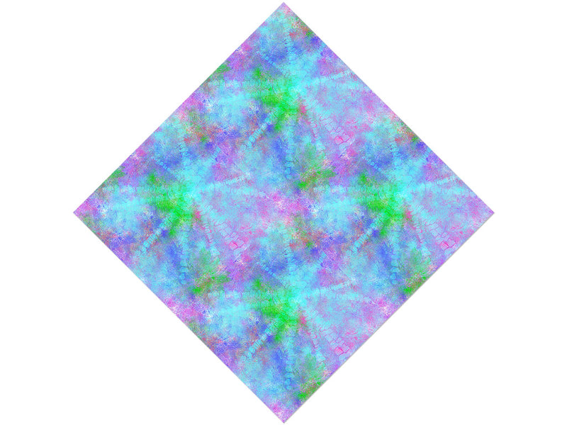 Sixties Colorwheel Tie Dye Vinyl Wrap Pattern