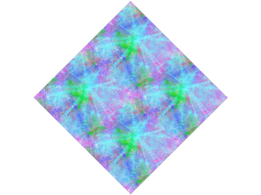 Sixties Colorwheel Tie Dye Vinyl Wrap Pattern