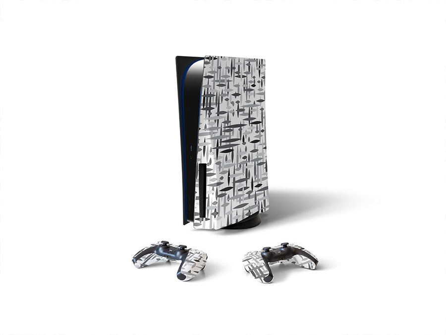 sixties television abstract geometric Sony PS5 DIY Skin