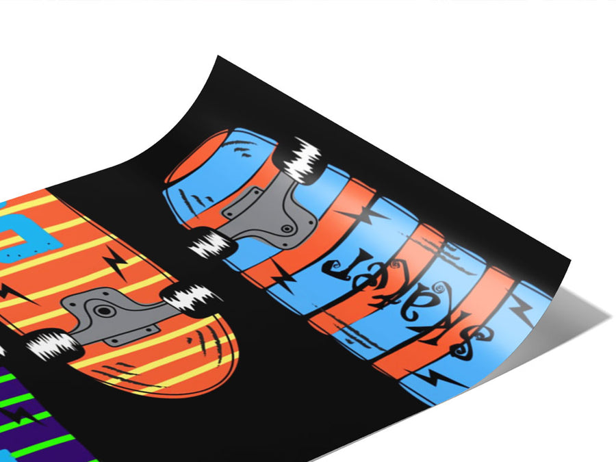 Skate Punk Sport Vinyl Wraps~Rwraps Series 914 Digitally Printed Vinyl Wrap~0