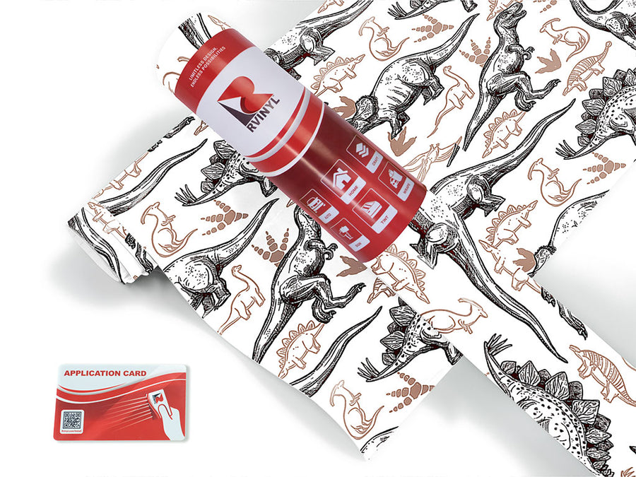 sketchbook stories dinosaur Craft Vinyl Roll