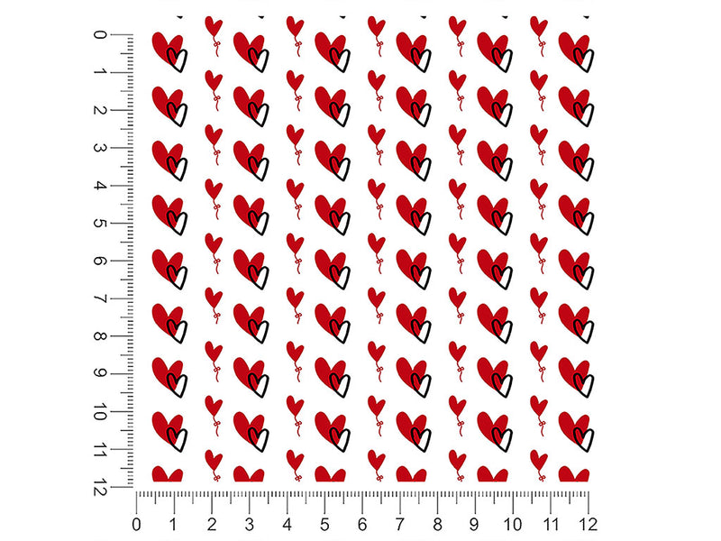skipped beat heart 1ft x 1ft Craft Sheets
