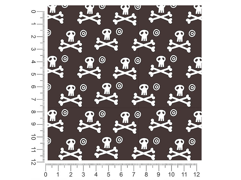 skull and crossbones pirate 1ft x 1ft Craft Sheets