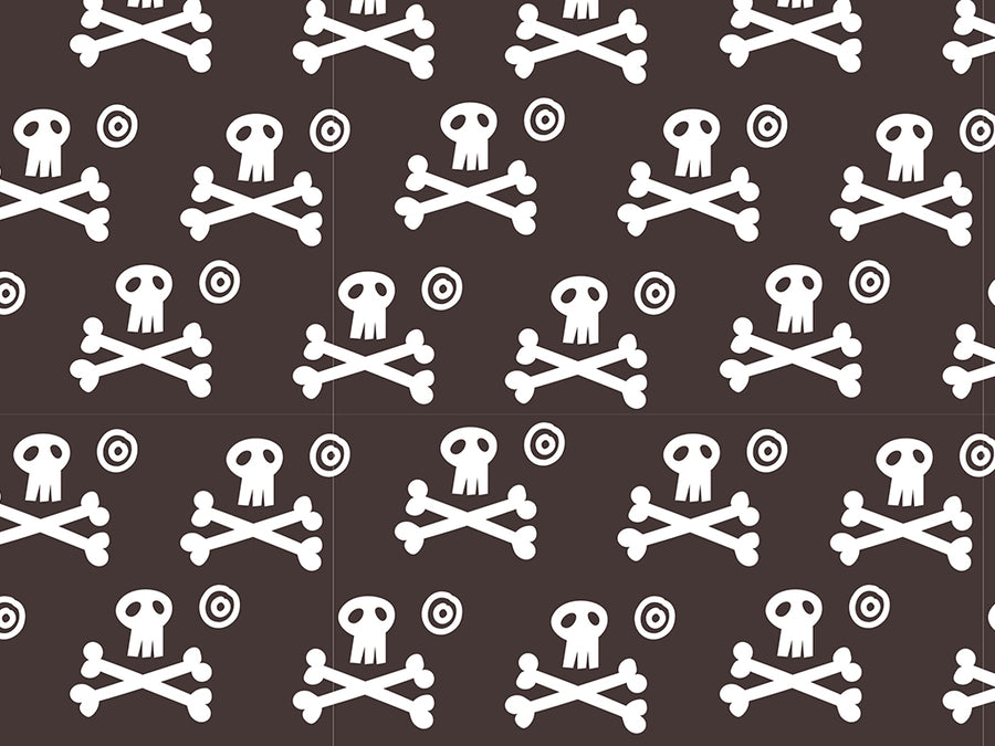 Skull and Crossbones Pirate Vinyl Wrap Pattern~Rwraps Series 914 Digitally Printed Vinyl Wrap~0