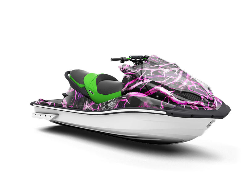 Skull Pink Camouflage Jet Ski Vinyl Customized Wrap