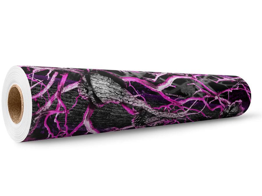 Skull Pink Camouflage Wrap Film Wholesale Roll~Rwraps Series 914 Digitally Printed Vinyl Roll~5